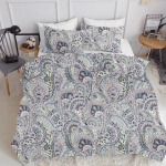 Double Duvet Cover Sets CUCUMBERS WHITE - image-1